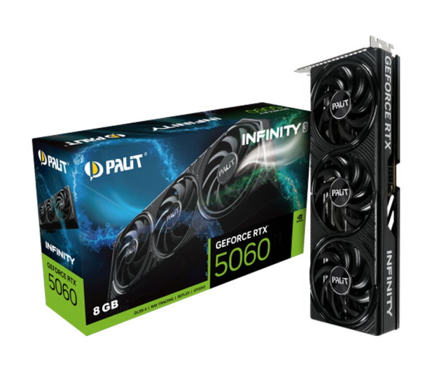 Palit GeForce RTX 5060 Infinity 3 8GB GDDR7 DLSS5 - 1335480 - zdjęcie